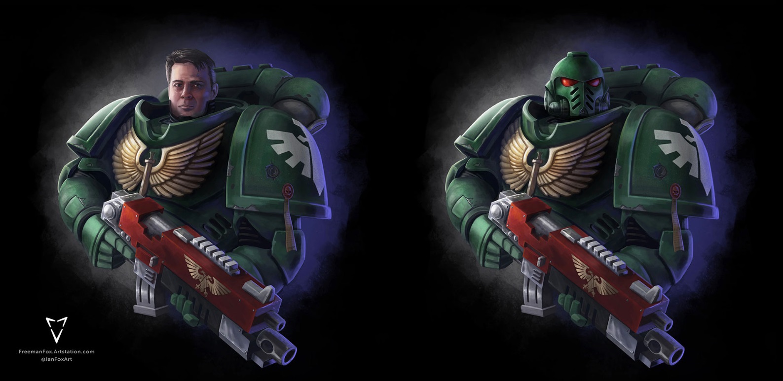 Dark Angels 40k: Space Marine Chapter