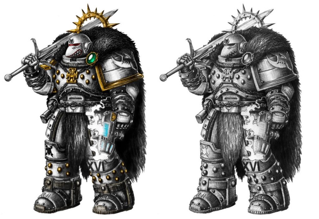 Luna Wolves Space Marines