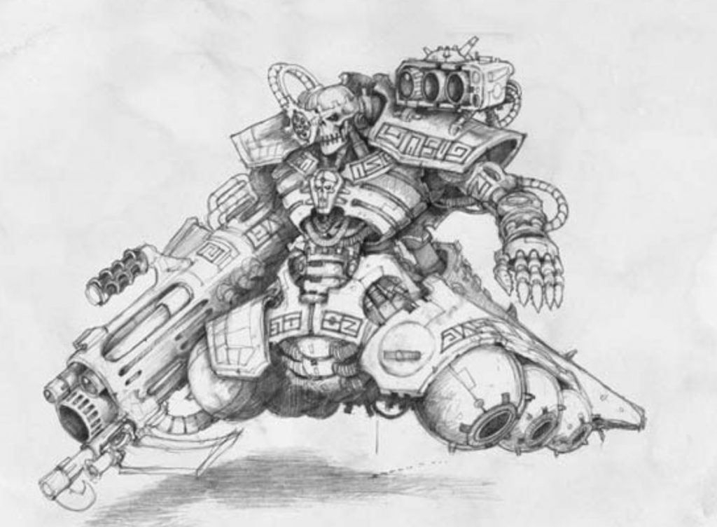 Necron Oldhammer Art