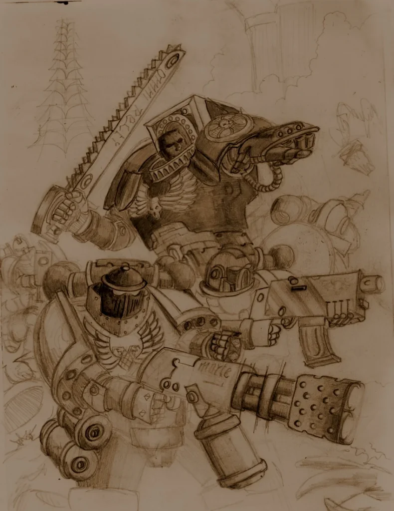 Space Marines Sketch