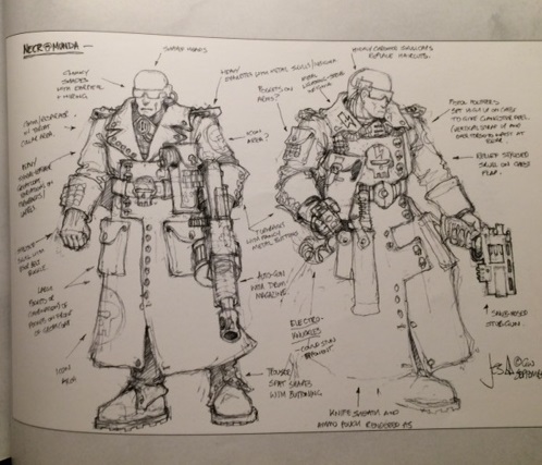 Necromunda Oldhammer Sketch