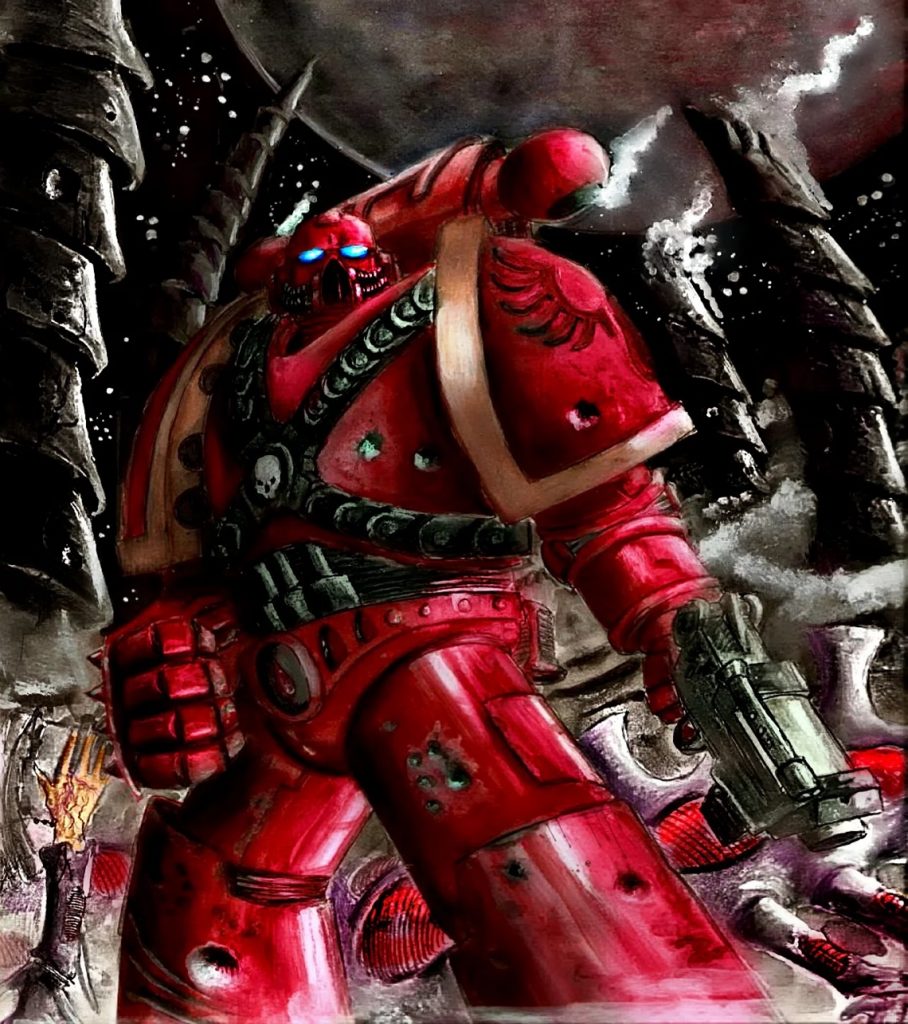 Blood Angel Space Marine Art