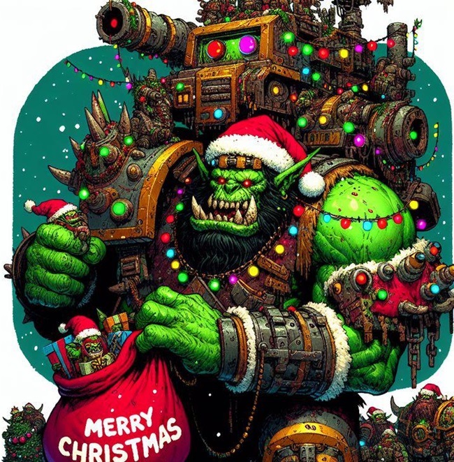 Merry Christmas from Santa Ork