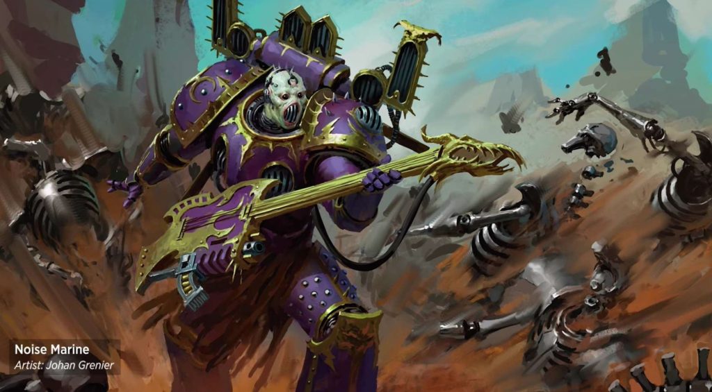 Warhammer Noise Marine: Slaanesh’s Sonic Warrior