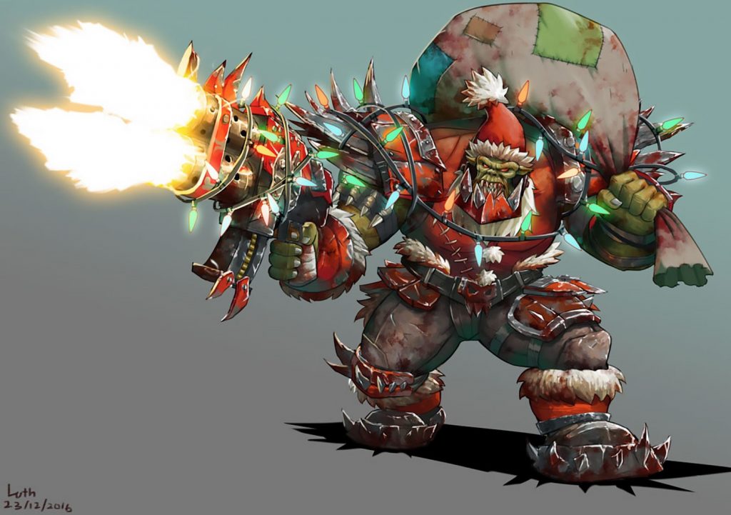 Ork Warboss Santa