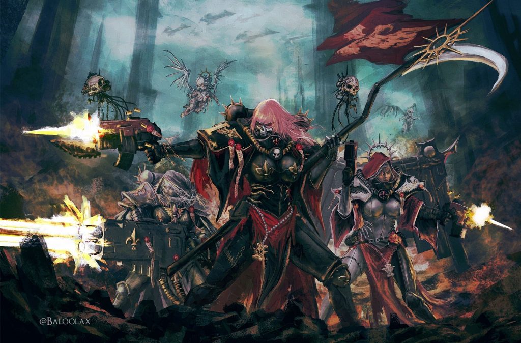 Sisters of Battle Art: Iconic Warhammer 40k