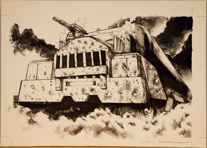 Battle Tank Oldhammer Art