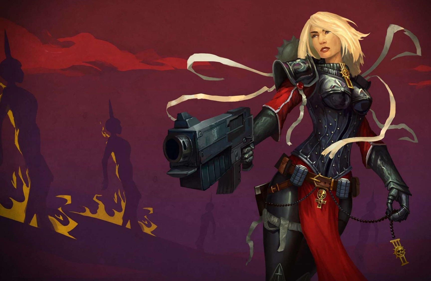 Adepta Sororitas with a Bolter