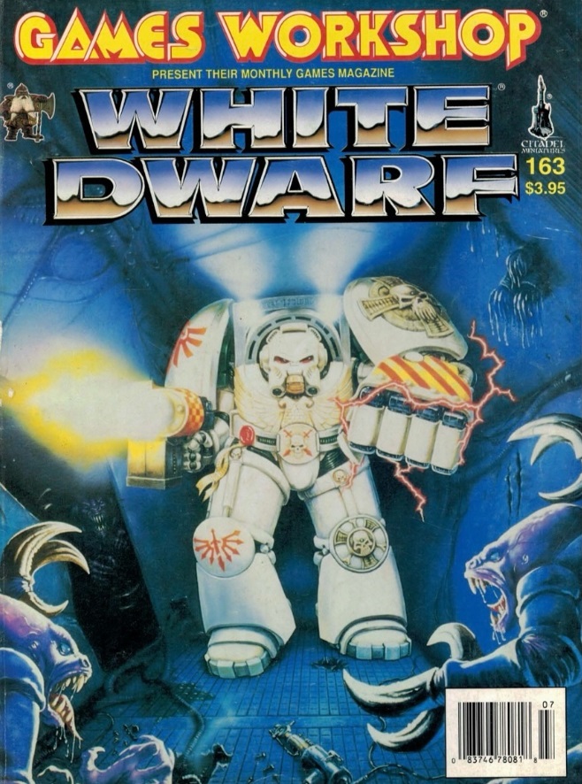 Deathwing Terminator White Dwarf Oldhammer Artwork