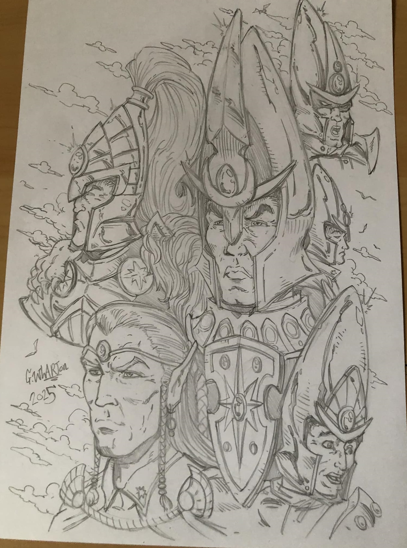 Warhammer High Elves: Epic Pencil Sketch Art