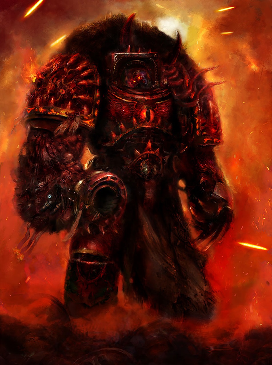 Khorne Chaos Space Marine Art