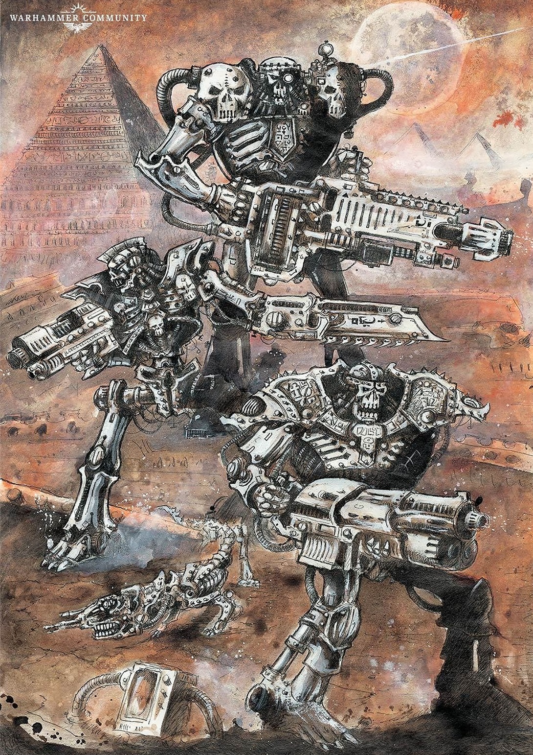 Classic Necron Oldhammer Artwork