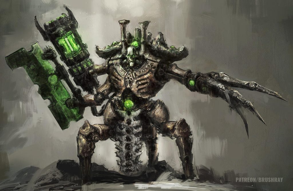 Skorpekh Lord, Necrons Artwork