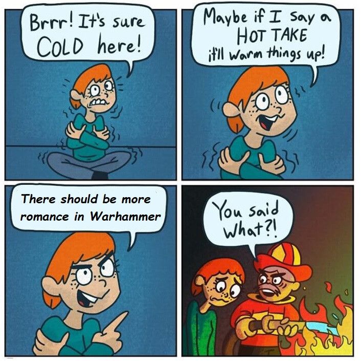 Warhammer Cartoon Romance Meme