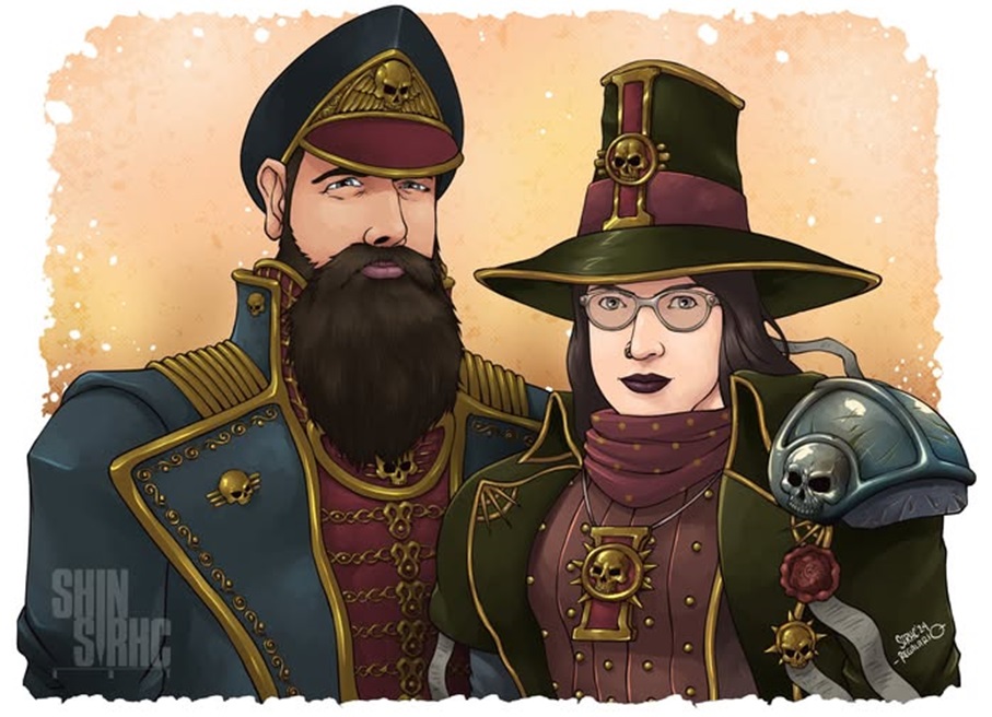 Commissar and Inquisitor Fan Art