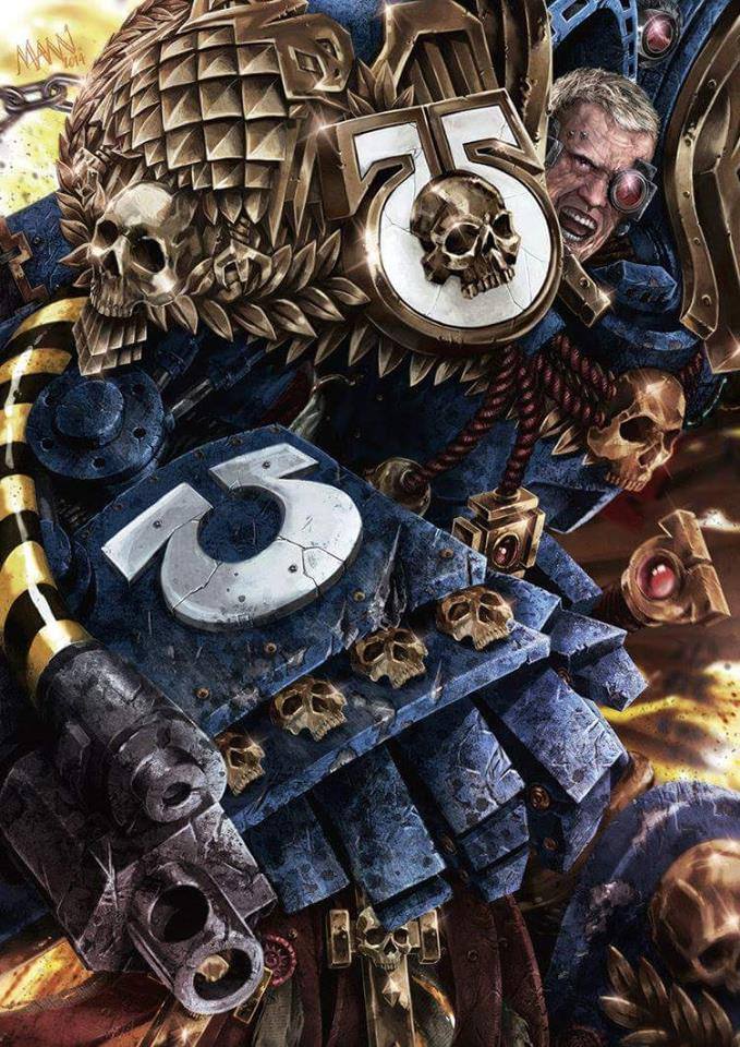 Marneus Calgar, Chapter Master of the Ultramarines Warhammer Artwork