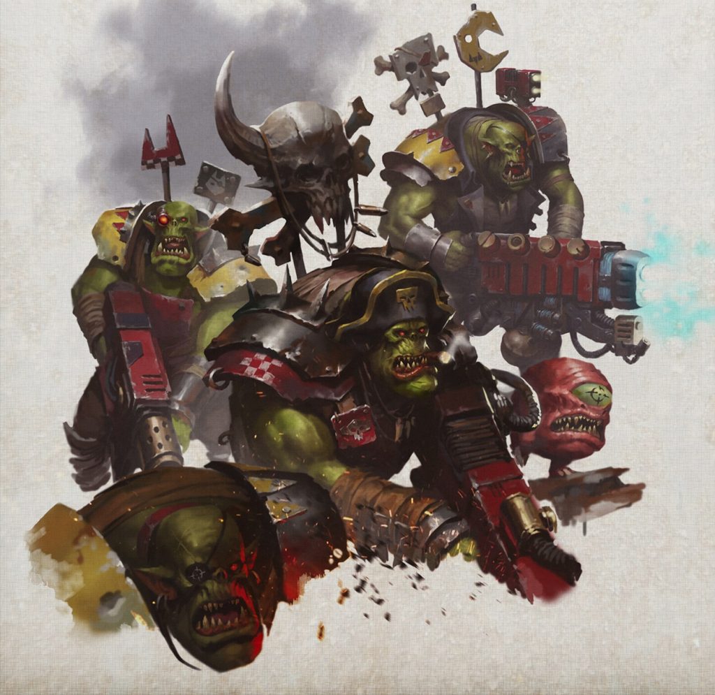 Orks Kill Team Warhammer Art