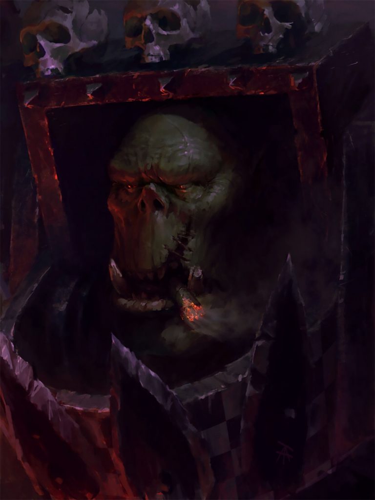 Ork Warboss Amazing Portrait