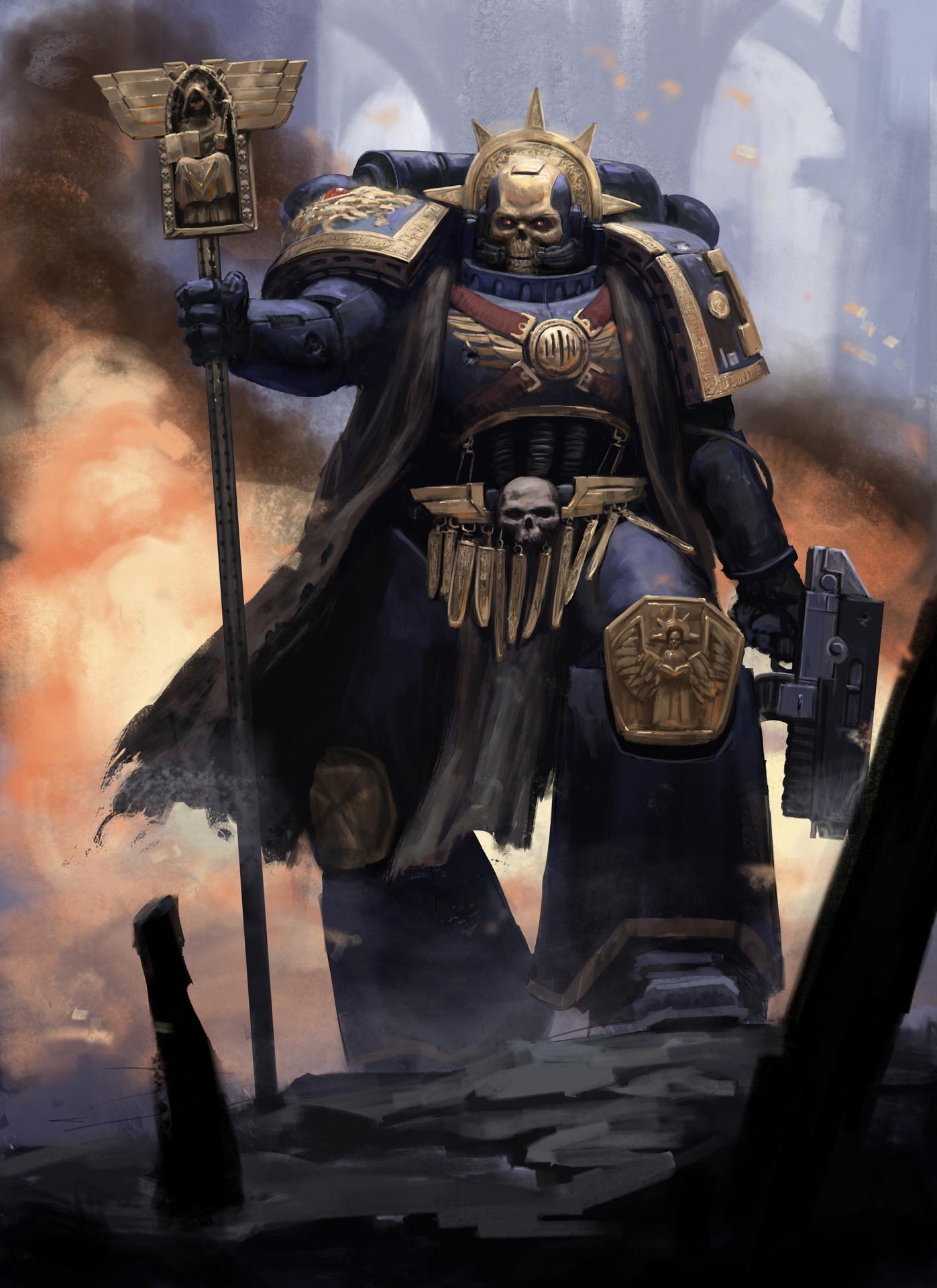 Space Marine Chaplain Standing Proud and Absolute