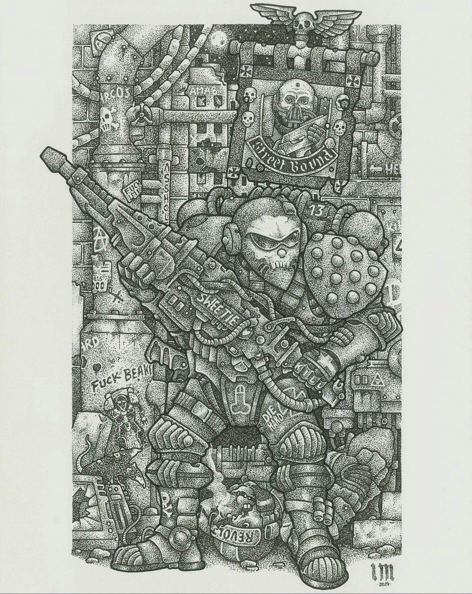 Space Marine Inspired by Oldhammer