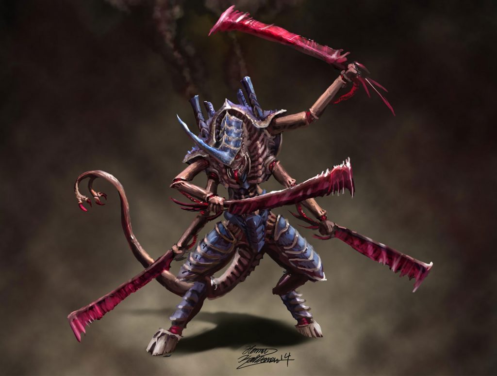 Tyranid Swarmlord Artwork