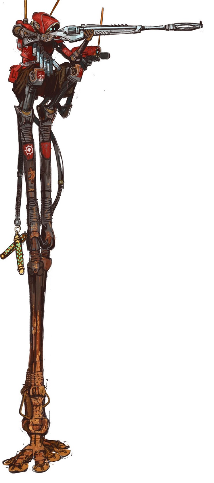 The Skitarii Sniper of the Adeptus Mechanicus Artwork