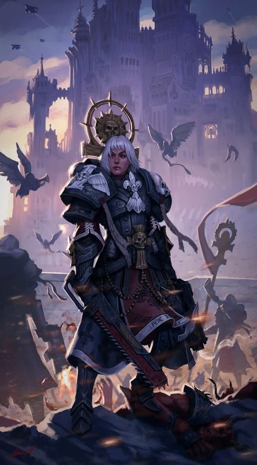 Sisters of Battle, Adepta Sororitas Beautiful Artwork