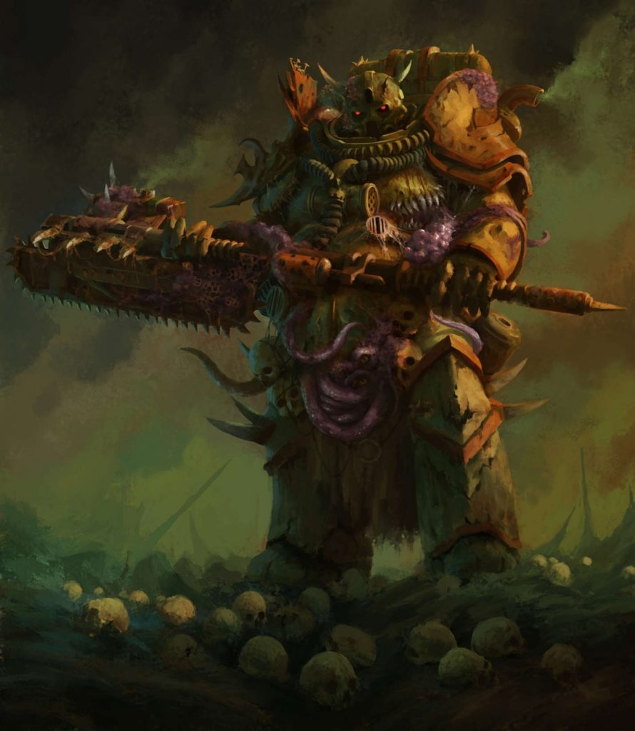 Champion of Nurgle Warhammer Artwork