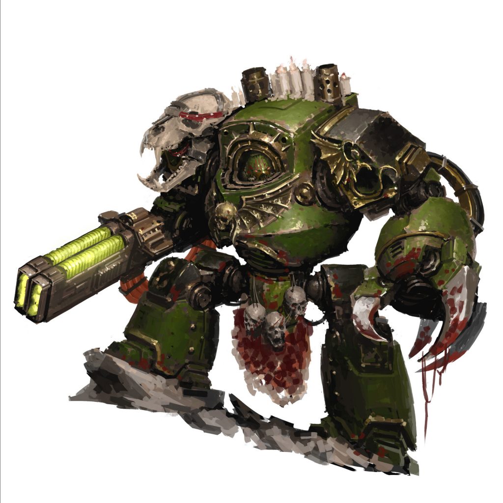 Contemptor Pattern Dreadnought Warhammer Art