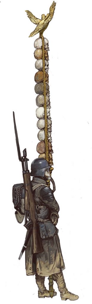 Death Korps of Krieg Banner Bearer Artwork