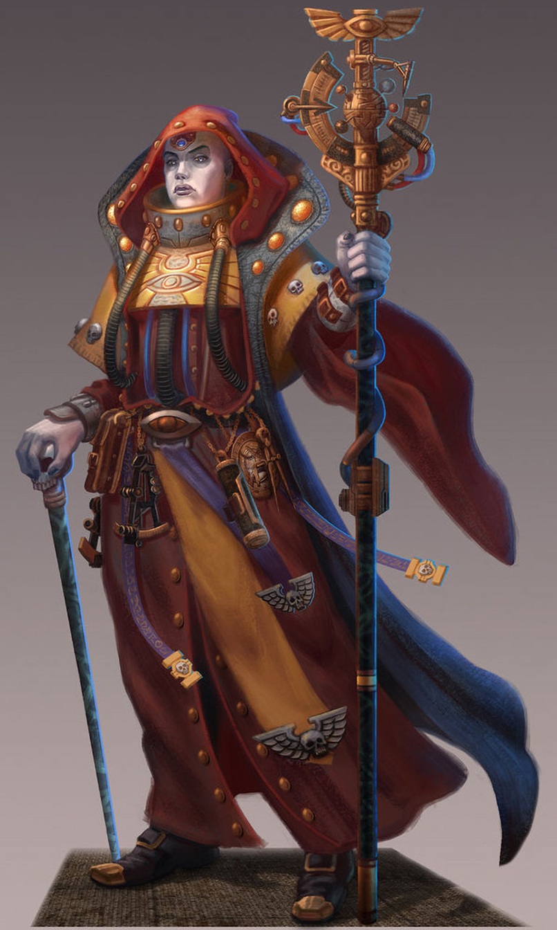 House Belisarius Navigator Warhammer Art