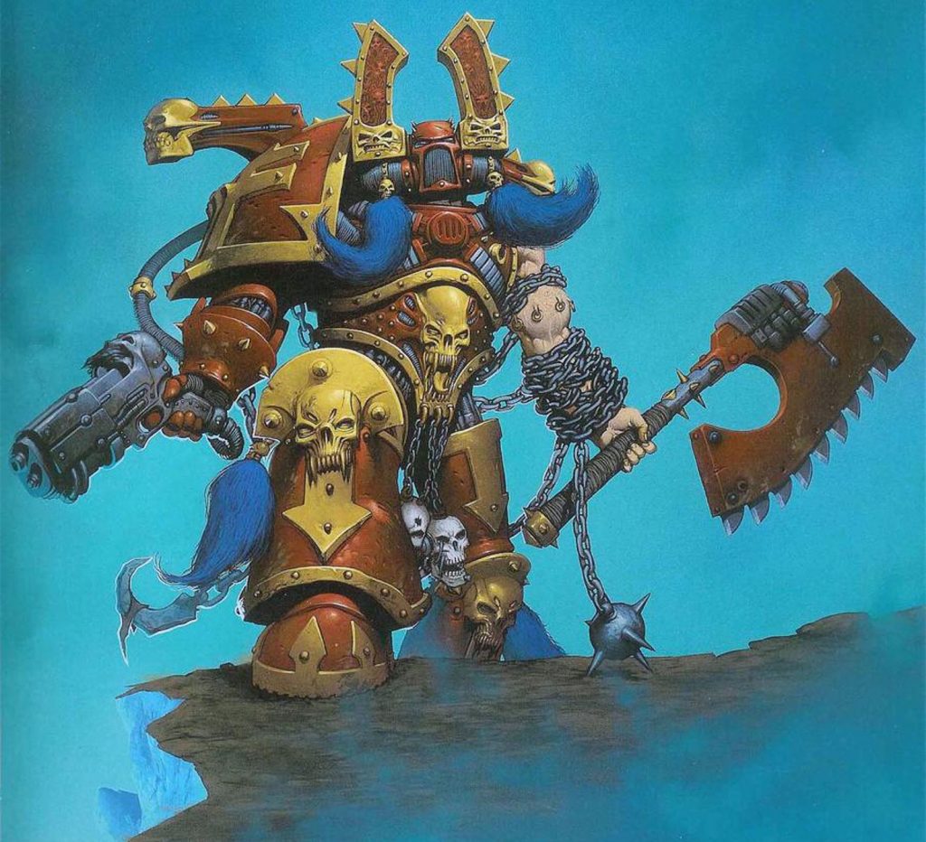 Kharn the Betrayer’s Iconic Artwork in Warhammer