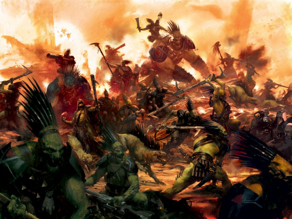 Kroot Hunting Pack Warhammer Artwork