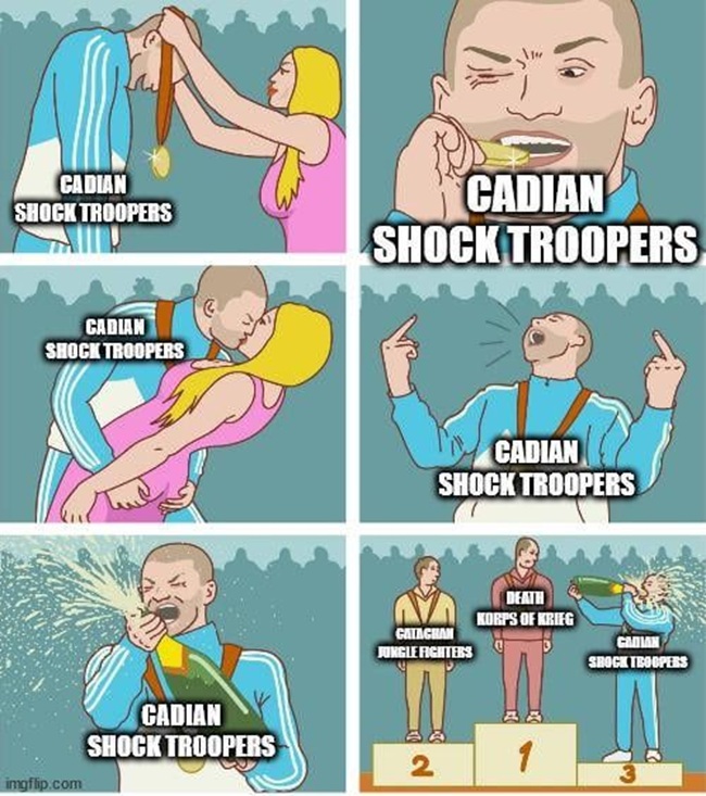 Cadian Warhammer Funny Meme