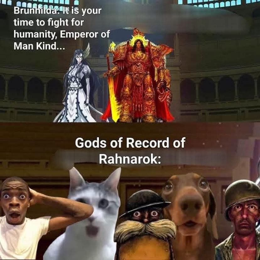 Warhammer Meets Record of Ragnarok Meme