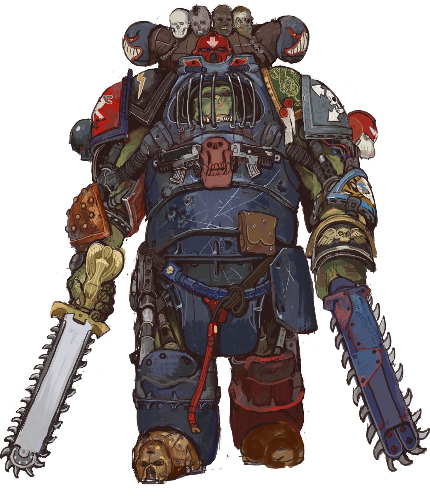 Ork in Space Marine Outfit