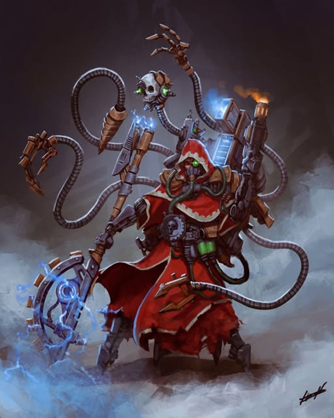 Tech-Priest, Adeptus Mechanicus Fastastic Warhammer Art