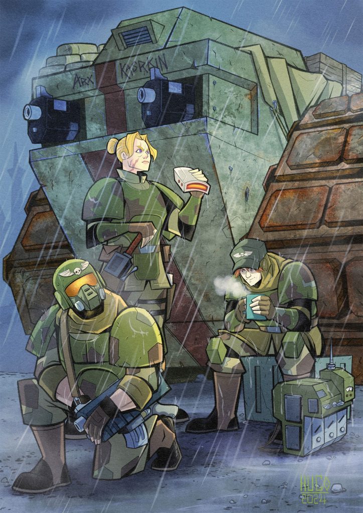 Kasrkin imperial guard Artwork