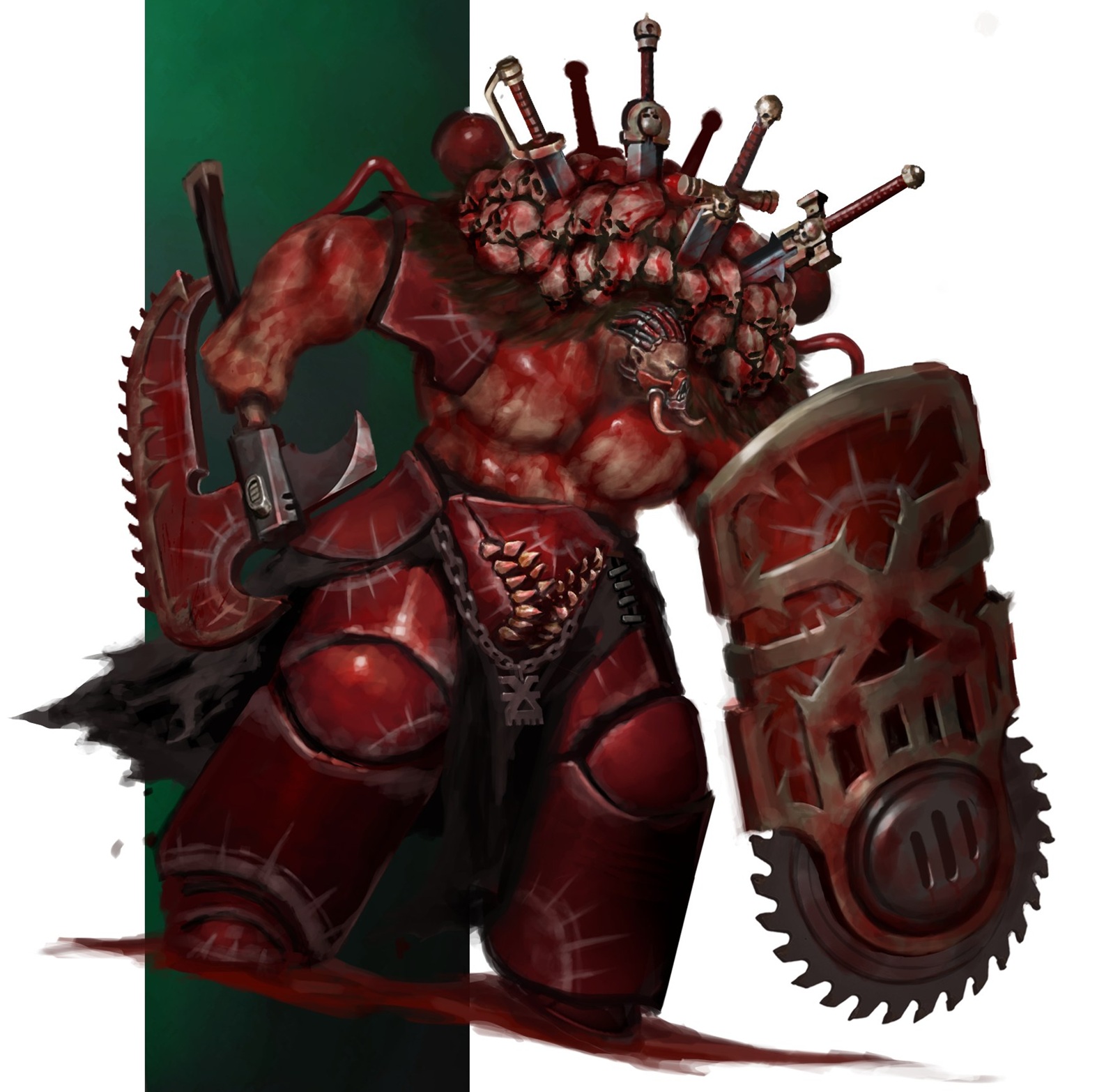 “The Beast of Khorne” Warhammer Art