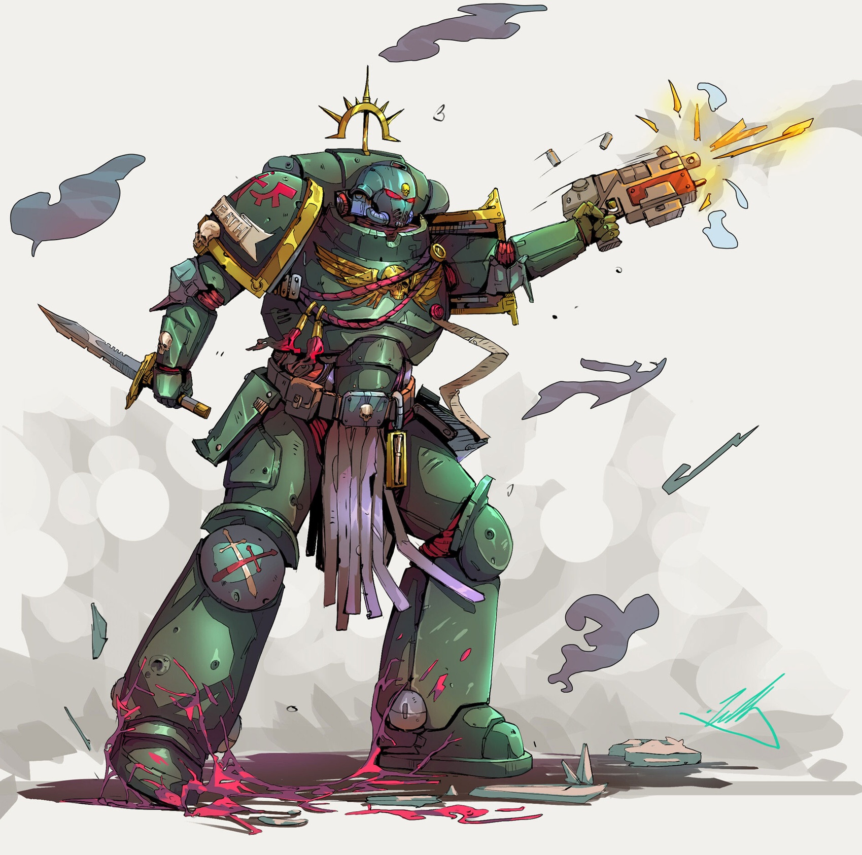Dark Angels Amazing Warhammer Art