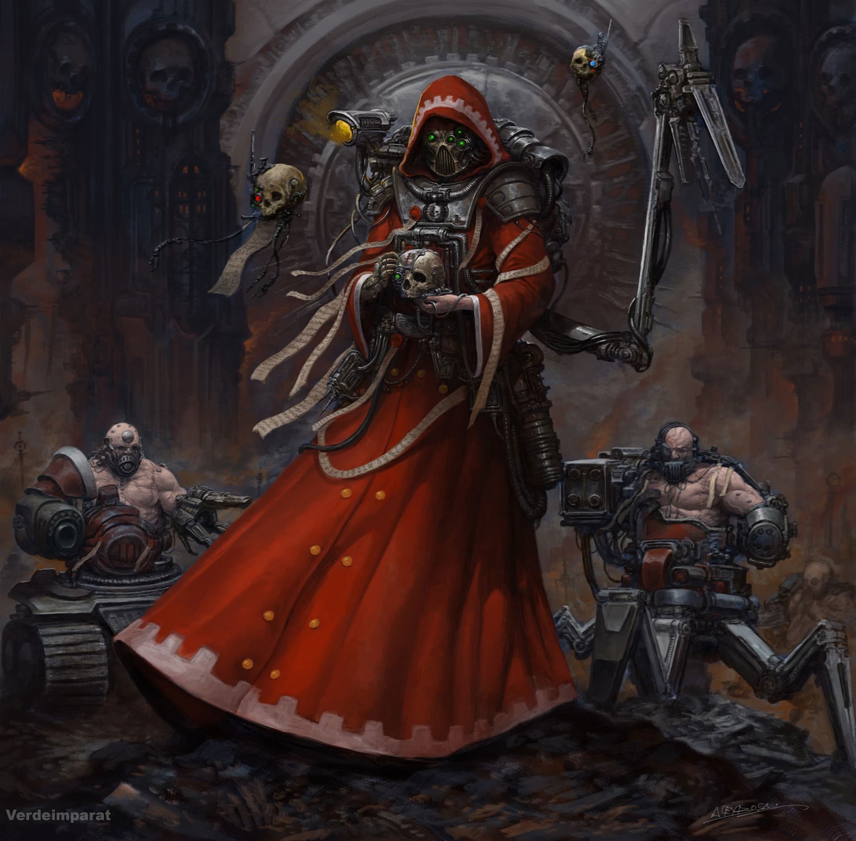Hadron Omega-7-7, Technoarchaeologist Tech Priest