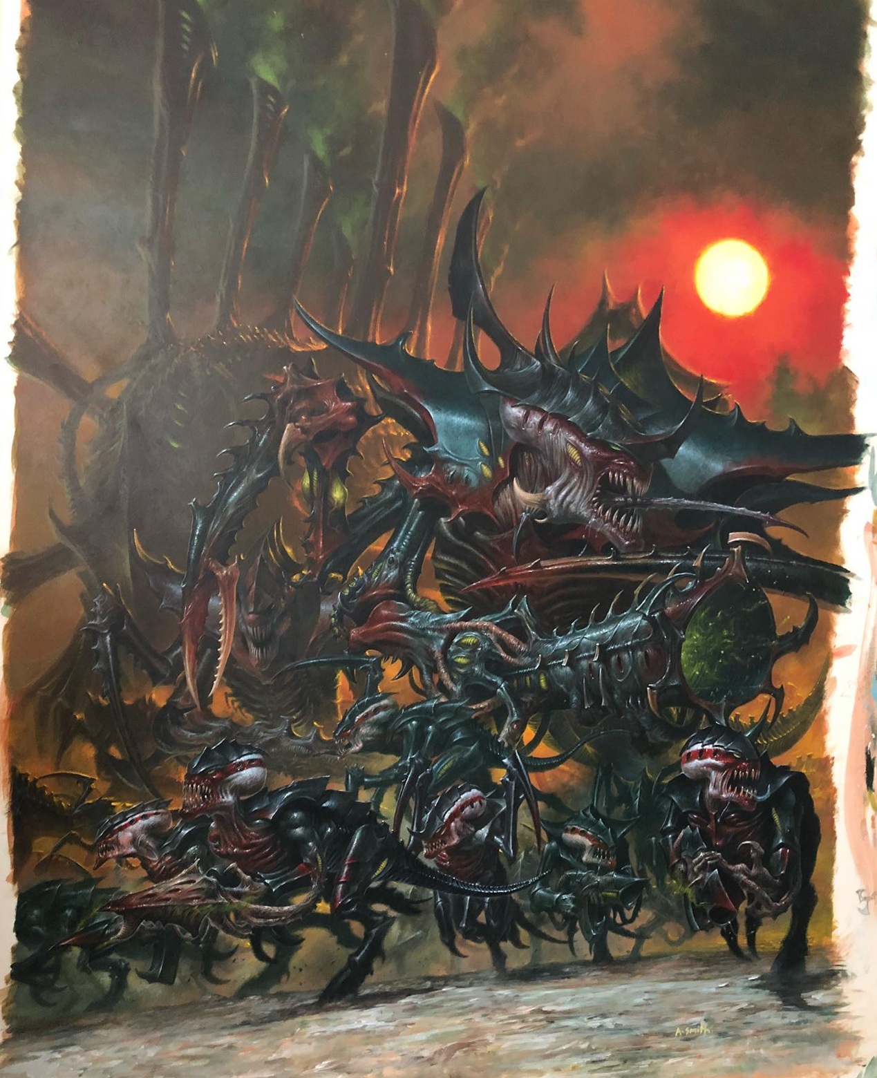 Hive Fleet Behemoth Oldhammer Art