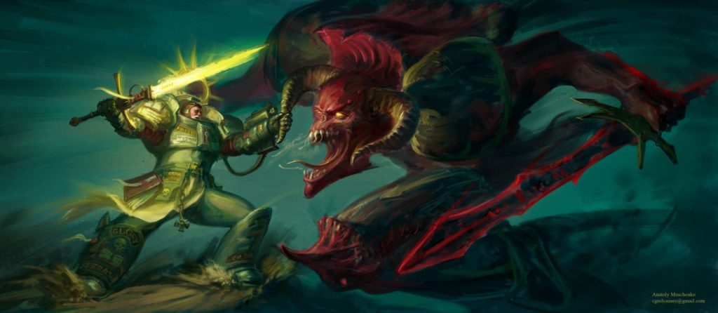 Kaldor Draigo Versus Bloodthirster, Greater Daemon of Khorne