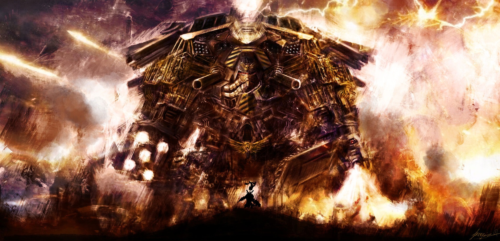 Krieg Imperator Class Titan, Fan-Made Character