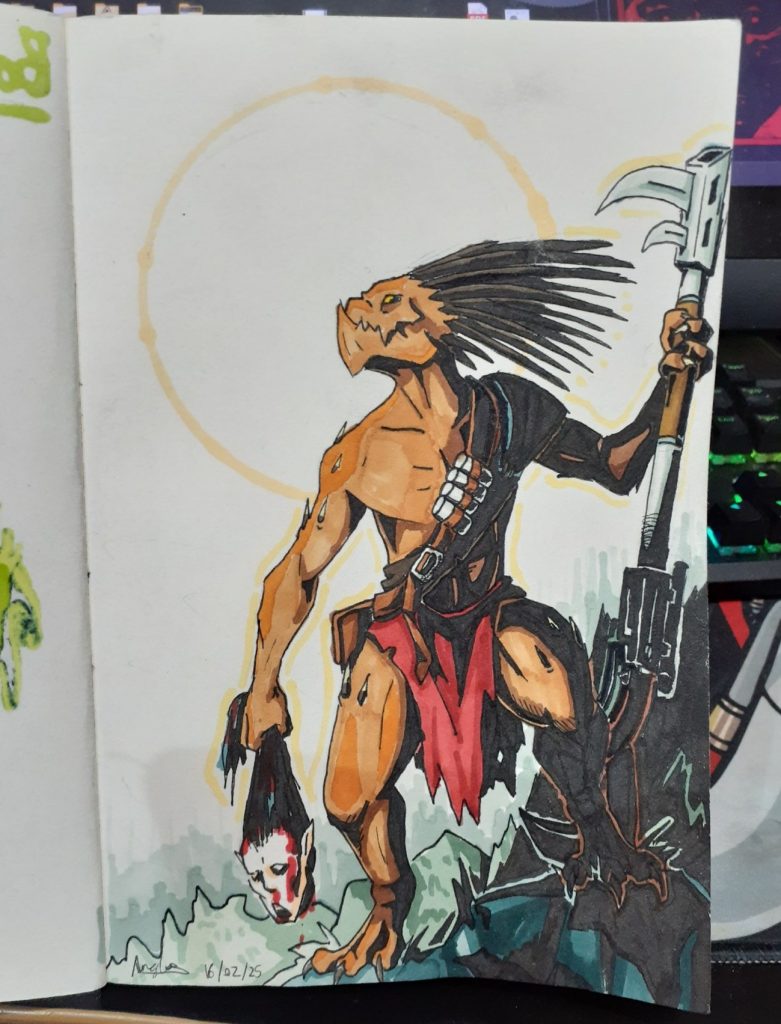 Kroot Warrior Amazing Artwork
