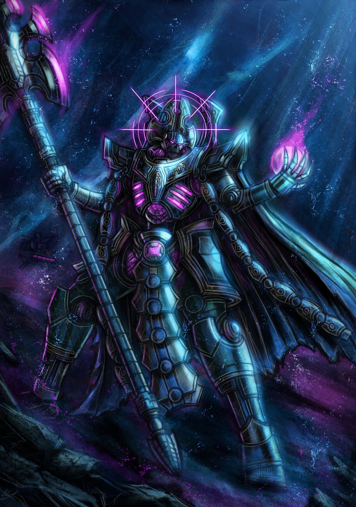 Necron Overlord Amazing Warhammer Art