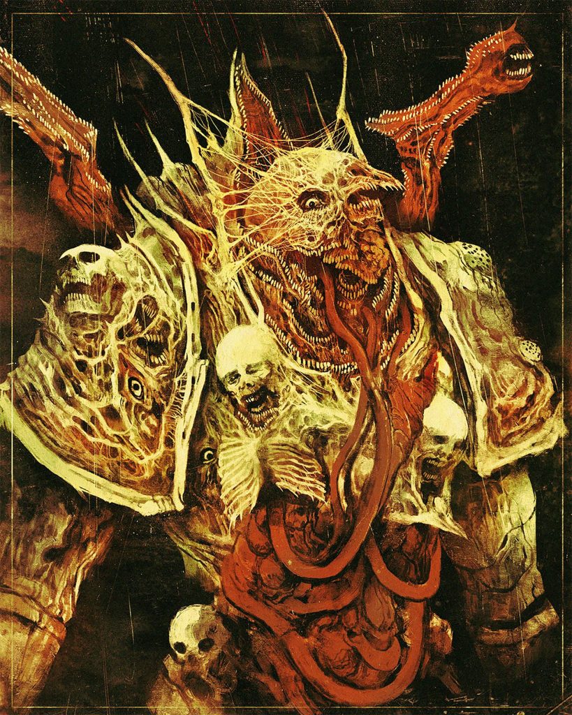 Plague Marine Chaos Space Marine Intricate Artwork