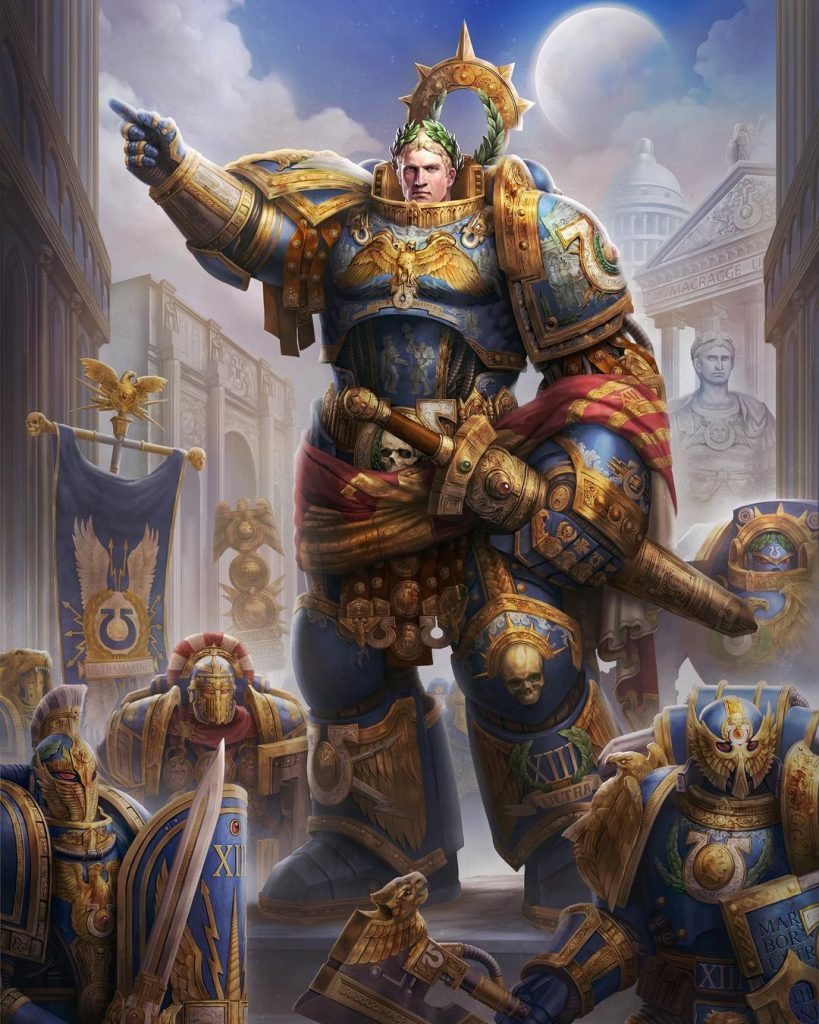 Roboute Guilliman Epic Warhammer Illustration