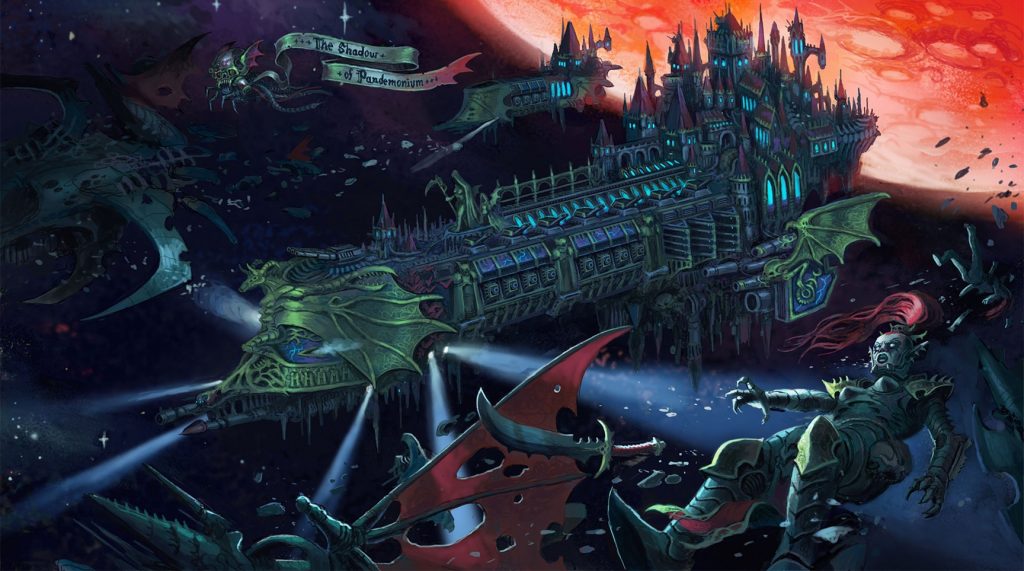 Personal Battle Barge of the “Nostraman Butchers” Chaos Lord Malicos, Fan Fiction