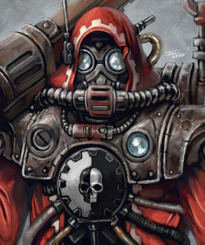 Adeptus Mechanicus Skitarii Warhammer Art